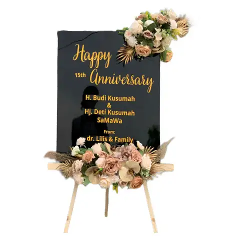 Papan Bunga Akrilik Tempellemahbang