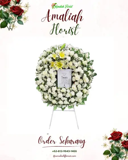 Krans Bunga Duka Tempellemahbang